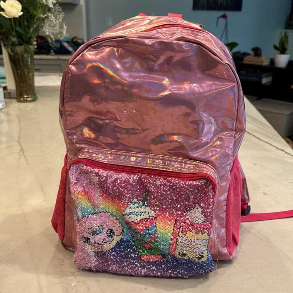 Top Trenz flippy sequin backpack